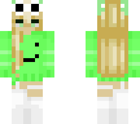 female dream with goggy glasses