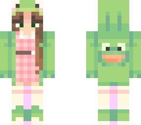 frog hat girl (made by my friend)