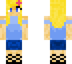 girl-blonde hair-flower in hair