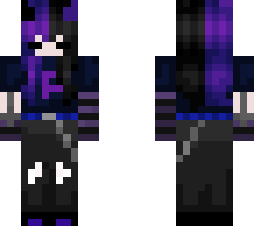 goth emo purple girl