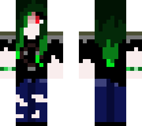 green hair warrior girls avatar