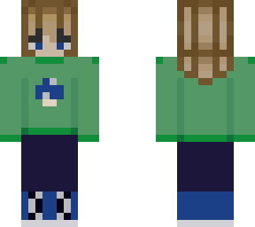 green mushroom sweater girl