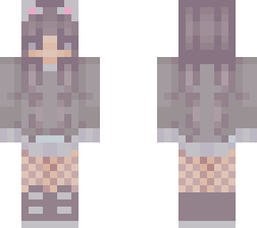 m e o w  ( gray cat girl )