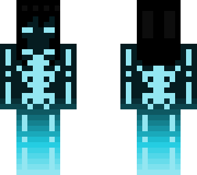 neon skeleton girl