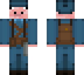 pig french soldier 1914
