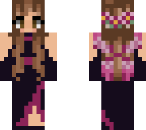 pink cute fairy prom dress :d