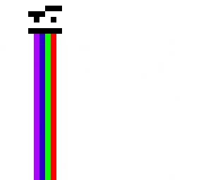 rainbow barf dude