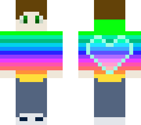 rainbow hoodie base me