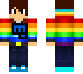 rainbow hoodie brofist