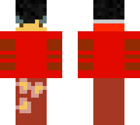 red hoodie