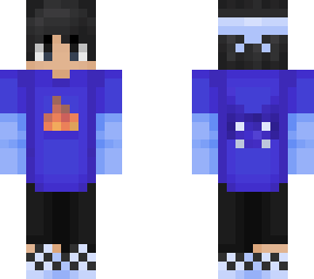 sapnap blue bats skin