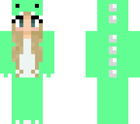 (not mine) edited green dino :3