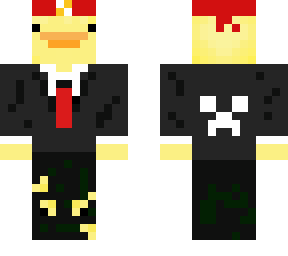 agent duck with bandana