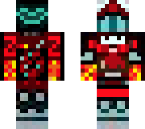 blazing cyborg warrior