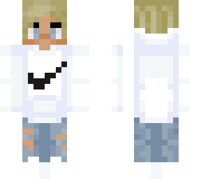 blonde nike hoodie