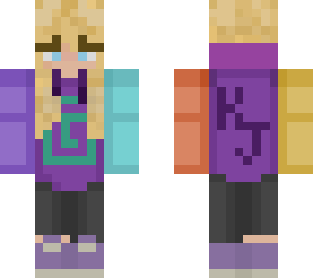 blonde purple karl jacobs hoodie