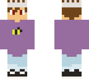 brown hair boy with white crown