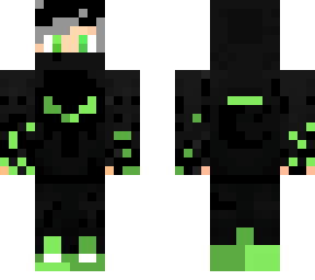 cool green and black boy