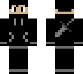 cool skin with sword on the back