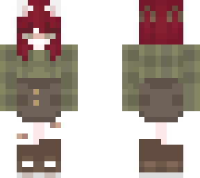 cottage core cat girl