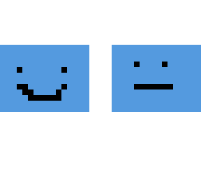 cursed blue person