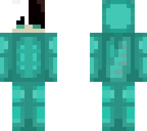 cyan axolotl suit