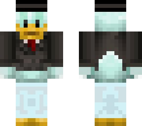 donald duck in a suit