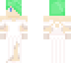 eli in a wedding dress