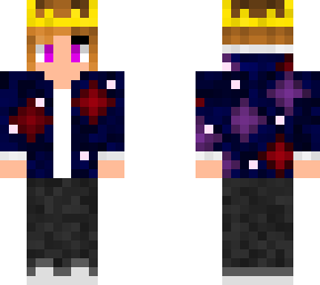 galaxy skin with crown