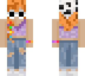 indie red head with gogy glasses