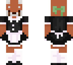 maid red panda (creds in desc!)
