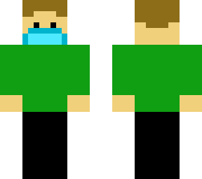 my character with mask