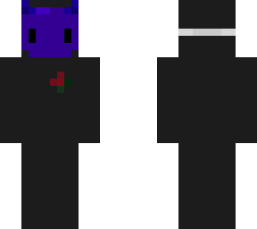 purple masked flower boy