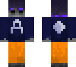 purple neon alien gamer