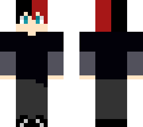red and black