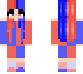 red and blue
