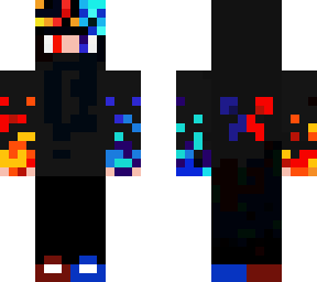 Red and blue ninja v2 | Minecraft Skin