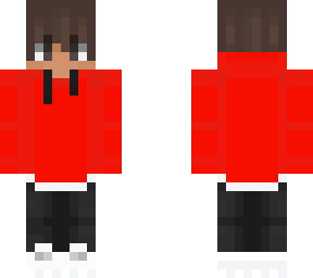 red hoodie