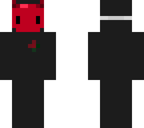 red masked flower boy