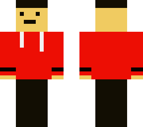red shirt person