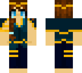 teal elven (with crown)