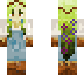 tree lady w/ overalls