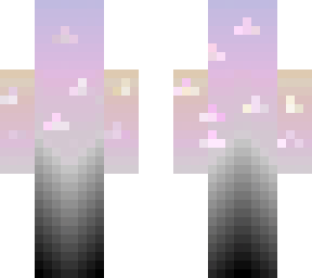 void into sunset fade with clouds
