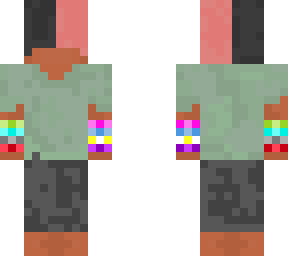 alt split hair with kandi <3