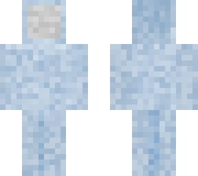 among us character blue {no face} first creation
