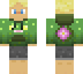 blond boy with frog sweater