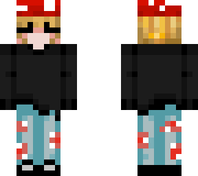 blond mushroom girl