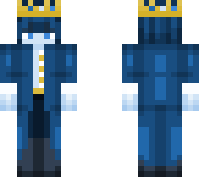 blue girl w/ crown