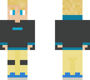 blue neon gamer (with special effects)