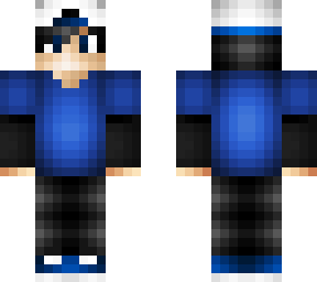 blue teenager